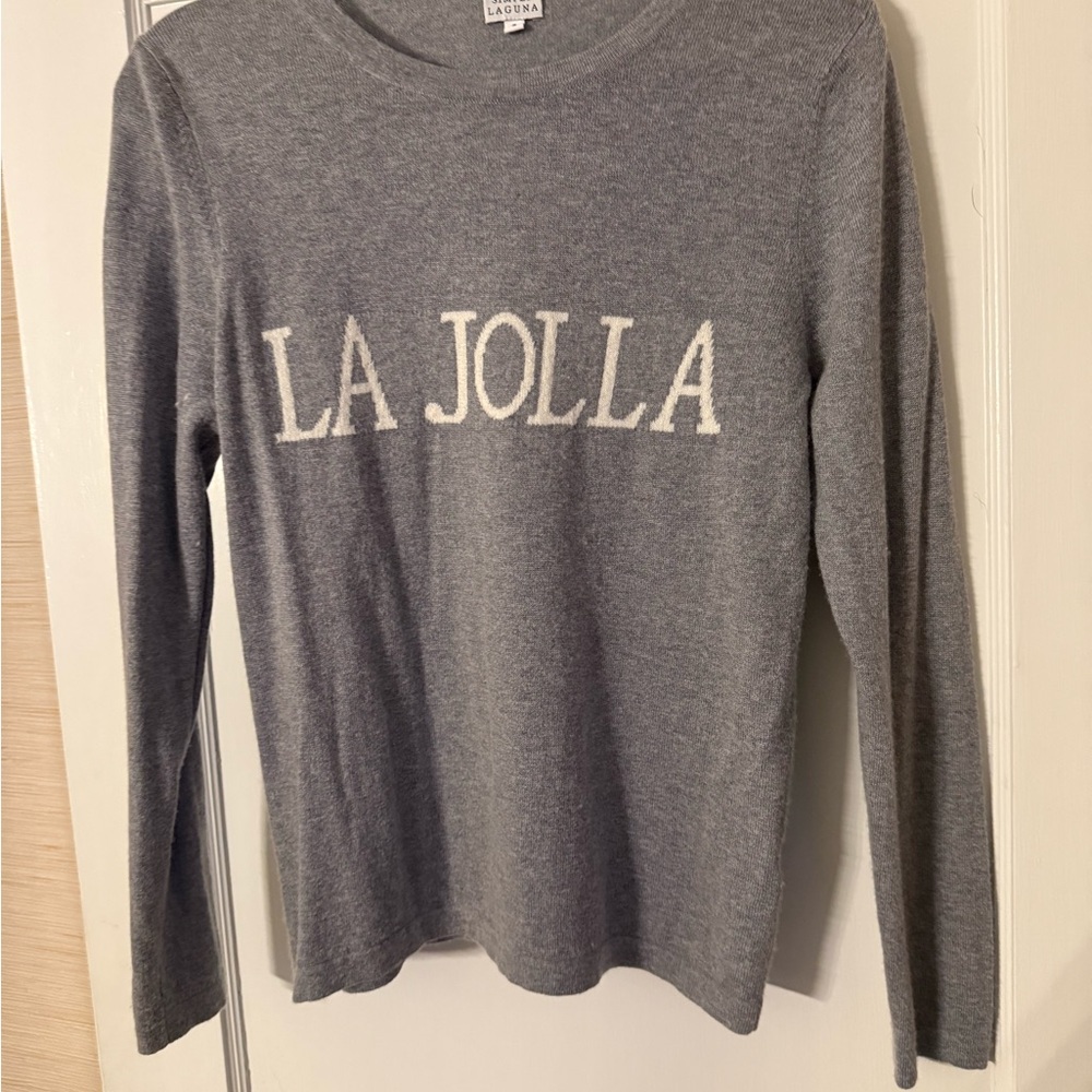 Gray Women's Crew Neck Sweater